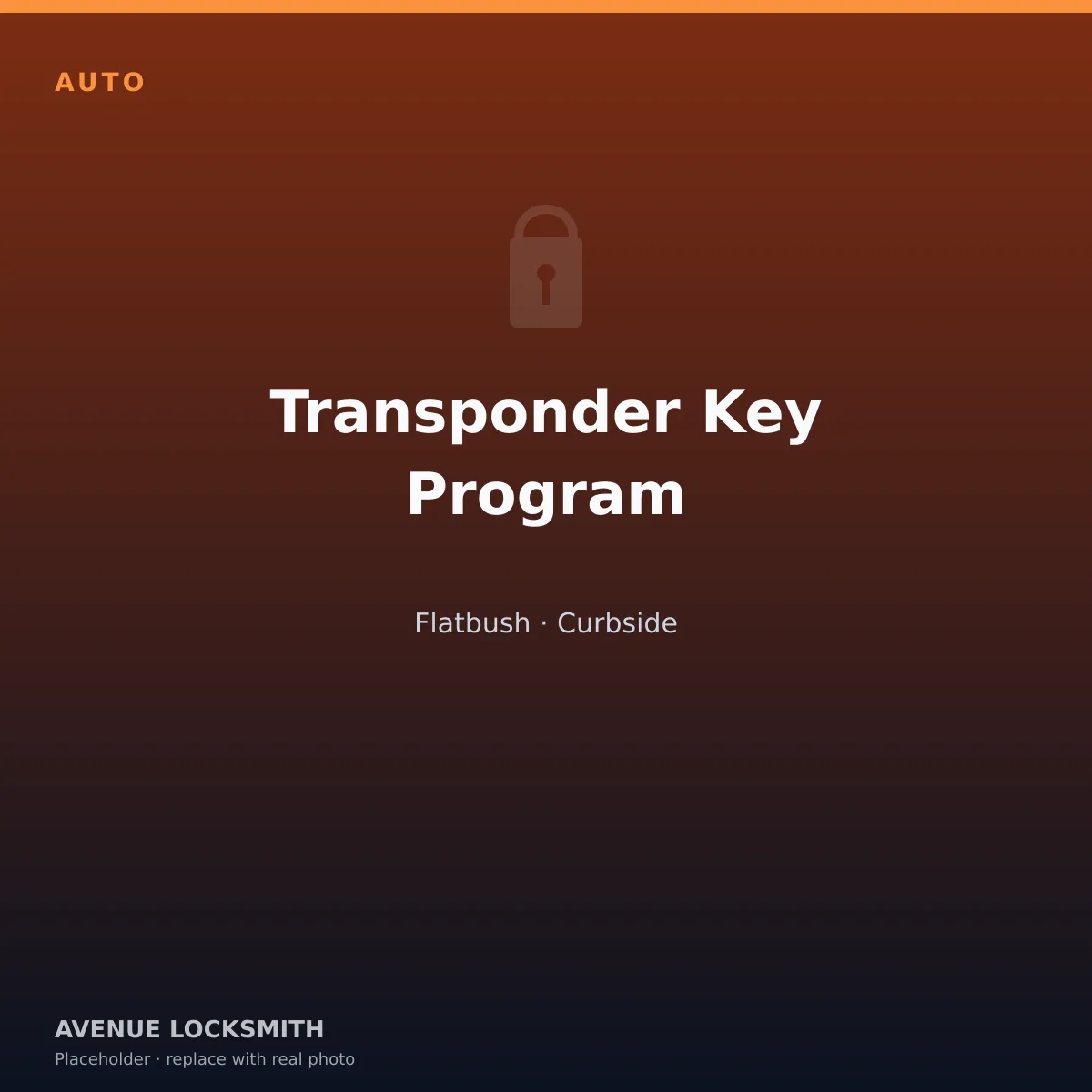 Avenue Locksmith technician programming a transponder car key in Flatbush